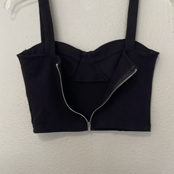 SHINESTAR BLACK CORSET TANK TOP - Picture 10 of 12